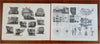 Ship Designs & Construction History Sailors c. 1871 engraved lot x 10 prints