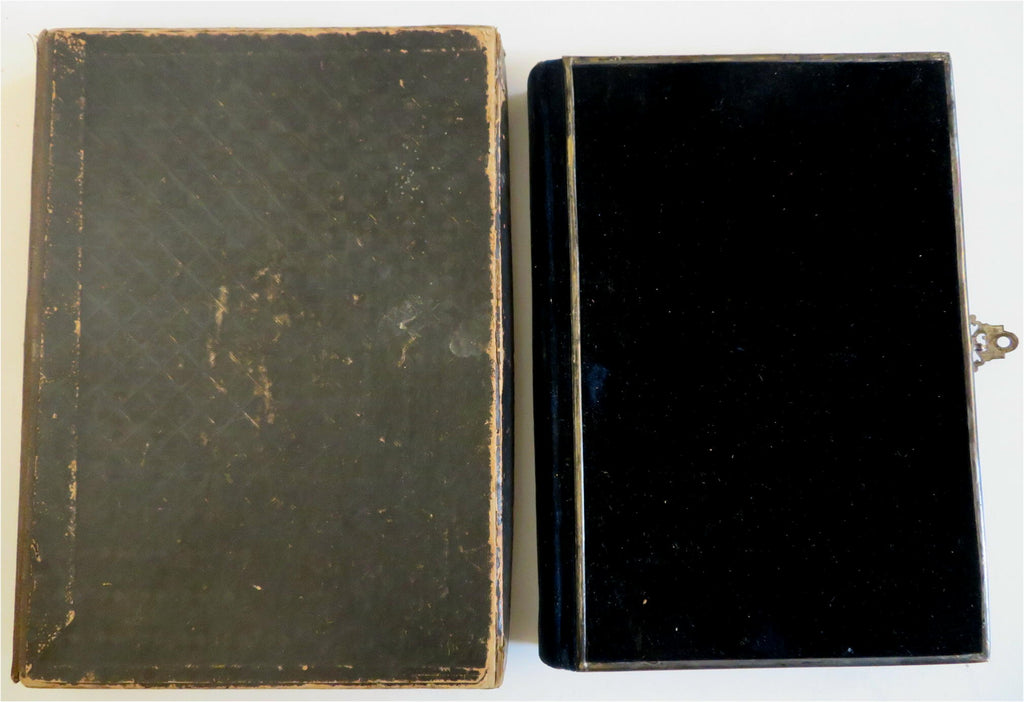 Christian Hymnal Protestant Church of Baden Germany 1876 velvet book metal clasp