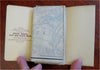 Boston City Plan 1895 Christian Endeavor Convention promo pocket folding map