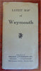 Weymouth Massachusetts 1910 detailed folding pocket city plan