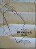 Weymouth Massachusetts 1910 detailed folding pocket city plan