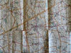 Cyclist's Road Map Norfolk County Massachusetts South Shore 1905-15 pocket map
