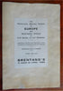 Roadways of Europe Weimar Germany France Italy 1919-35 linen backed large map