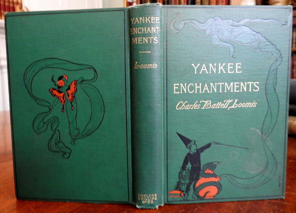 Yankee Enchantments 1900 Loomis author inscribed & Cory art nouveau illustration