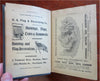 Maine State map & Register 1898 Year Book Business Index Government Info