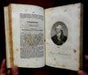 Letters of Junius 1810 British political tracts George III old leather book