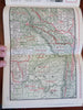 National Forest Dude Ranch Vacations Yellowstone Bitterroot Mts. 1930s w/ 6 maps
