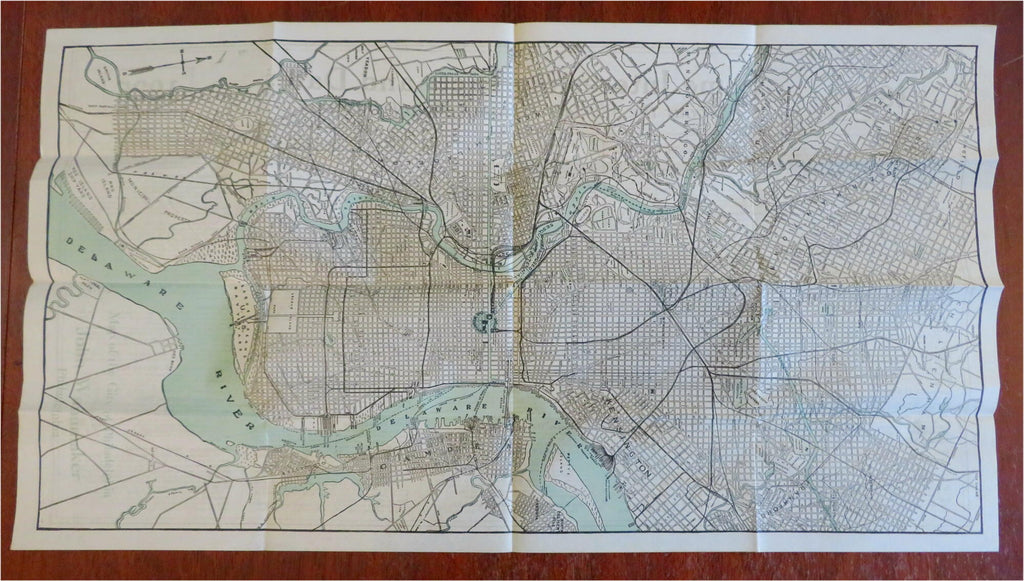 Wanamaker's Department Store 1925 Promotional Advert Philadelphia City Plan