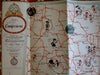 John Held Jr. artwork 1935 Connecticut State Map Tercentenary Souvenir