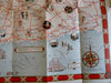 John Held Jr. artwork 1935 Connecticut State Map Tercentenary Souvenir