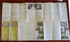 John Held Jr. artwork 1935 Connecticut State Map Tercentenary Souvenir