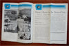 Great Lakes Cruises 1935 Season Illustrated Vintage Travel Brochure USA map
