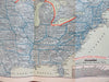 Great Lakes Cruises 1935 Season Illustrated Vintage Travel Brochure USA map