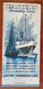 Eastern Steamship Lines Cruise Brochure 1938 Illustarted vintage advert w/ maps