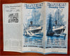 Eastern Steamship Lines Cruise Brochure 1938 Illustarted vintage advert w/ maps
