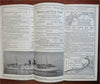 Eastern Steamship Lines Cruise Brochure 1938 Illustarted vintage advert w/ maps