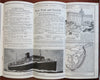 Eastern Steamship Lines Cruise Brochure 1938 Illustarted vintage advert w/ maps