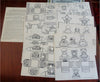 Bradley's Novelty Cut-Outs Children's Party c. 1900 illustrated party favor book