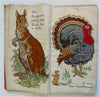 Beasties and Birdies Children's Animal Book c.1915 pictorial fabric cloth pages