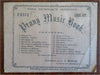 Brooklyn NY Sunday School c. 1840's song book Penny Music Books Christian Songs