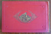 German Rhine c. 1880's pictorial souvenir album large folding map