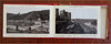 German Rhine c. 1880's pictorial souvenir album large folding map