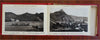 German Rhine c. 1880's pictorial souvenir album large folding map
