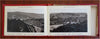 German Rhine c. 1880's pictorial souvenir album large folding map