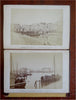Amsterdam Netherlands c. 1860's albumen photo tourist souvenir album 11 views