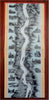 Rhine River Mainz Cologne 1880's Folding Panoramic strip Map Architectural Views