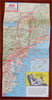 Eastern Air Lines Flight Maps Avis Car Rental 1957 promotional brochure