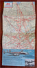 Eastern Air Lines Flight Maps Avis Car Rental 1957 promotional brochure