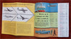 Eastern Air Lines Flight Maps Avis Car Rental 1957 promotional brochure