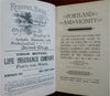 Portland Maine Resorts & City c.1888 pictorial Souvenir Album extensive adverts