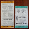 Fairbanks Alaska Lot x 2 Travel Brochures 1953-7 illustrated tourist guides map