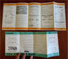 Fairbanks Alaska Lot x 2 Travel Brochures 1953-7 illustrated tourist guides map
