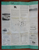 Fairbanks Alaska Lot x 2 Travel Brochures 1953-7 illustrated tourist guides map