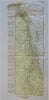 Alaska Yukon Princess Cruises Travel Brochure 1940 large map Canadian Pacific