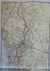 Alaska Yukon Princess Cruises Travel Brochure 1940 large map Canadian Pacific