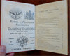 Brussels Belgium Hotel de Belle Vue Guide 1909 illustrated travel guide w map