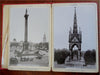 London Tourist Souvenir Album c. 1890's photo Street Scenes City Views book