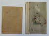 Juvenile Linen Books c. 1890's Lot x 2 Children's Stories Kittens Christmas