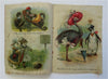 Juvenile Linen Books c. 1890's Lot x 2 Children's Stories Kittens Christmas