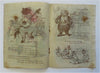 Juvenile Linen Books c. 1890's Lot x 2 Children's Stories Kittens Christmas