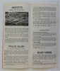 San Juan Islands Washington Resort Guide c. 1940's travel brochure w/ nice map