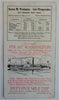 Lake Winnipesaukee New Hampshire 1937 brochure Steamer Mt. Washington map views