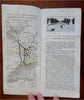 Paris-Lyon-Mediterranean Railway c.1910 illustrated travel brochure w/ map