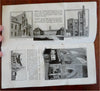 Paris-Lyon-Mediterranean Railway c.1910 illustrated travel brochure w/ map