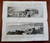 Paris-Lyon-Mediterranean Railway c.1910 illustrated travel brochure w/ map