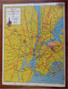 New York World's Fair Rapid Transit Map 1939 vintage advert brochure maps